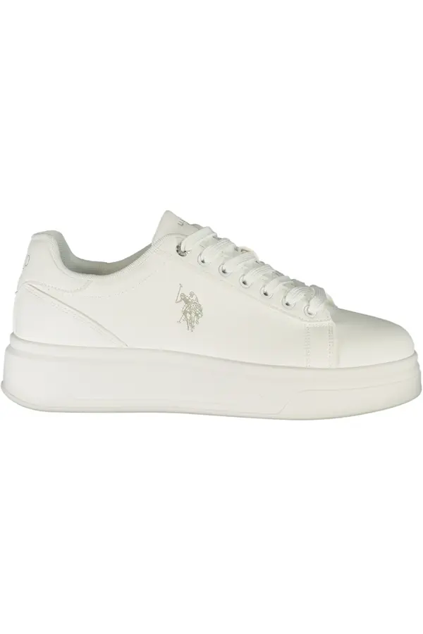 US Polo Assn Moški beli nizki superge