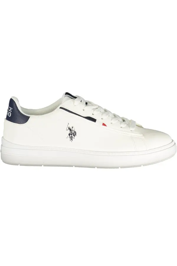US Polo Assn Moški beli nizki superge