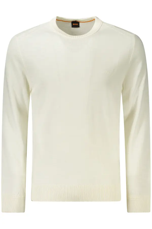 Boss Moški beli pulover HUGO BOSS