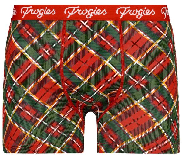 Frogies Moški boksarji Tartan Frogies božič