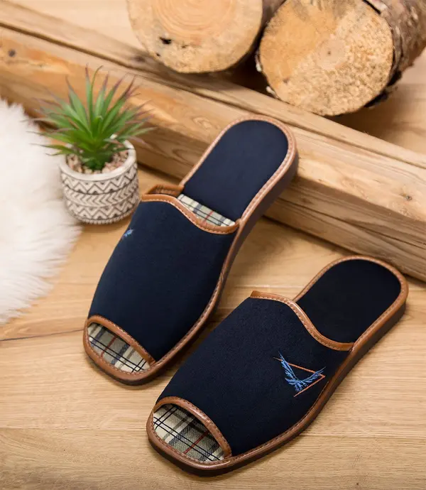 Natural Style Moški copati Natural Style NS-067 modri