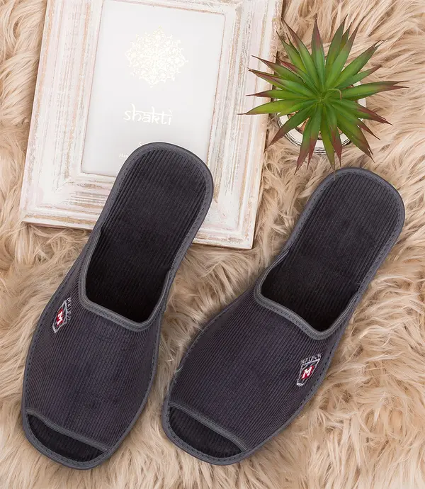 Natural Style Moški copati Natural Style NS-252 sivi