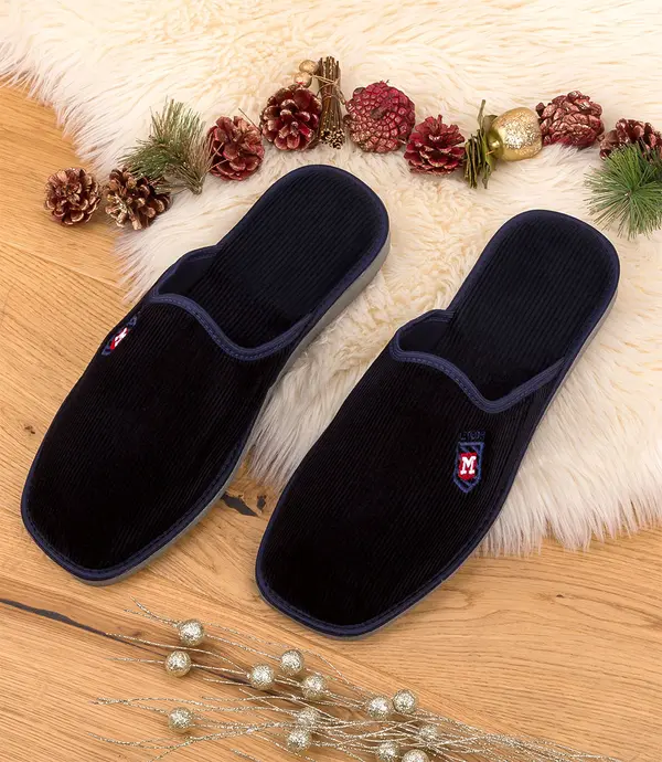 Natural Style Moški copati NS-401 temno modri