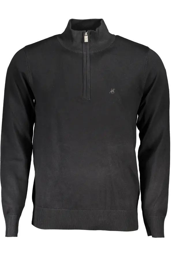 U.S. GRAND Moški črni pulover US Grand Polo