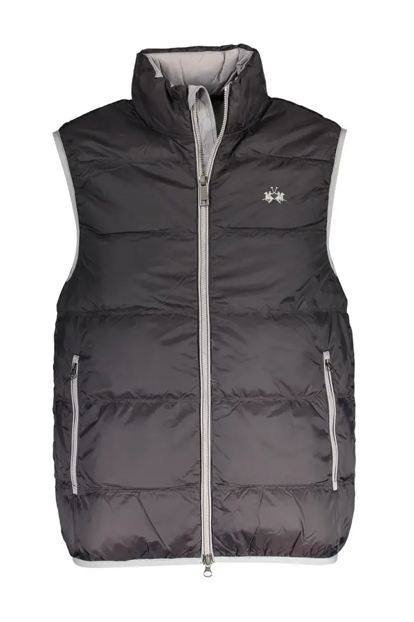 La Martina Moški črni telovnik La Martina