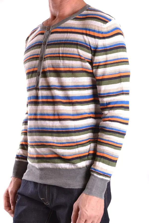 Mauro Grifoni Moški črtasti pulover Mauro Grifoni