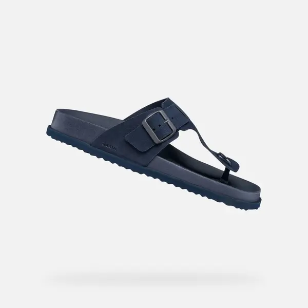 GEOX Moški japonki Geox Parnaiba temno modri