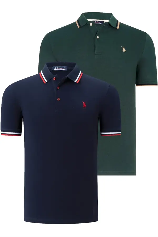 dewberry Moški komplet polo majic dewberry