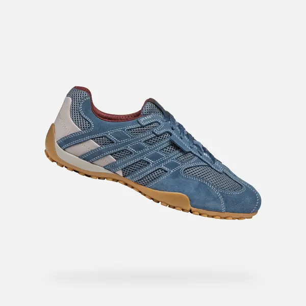 GEOX Moški modri superge Geox Snake Original