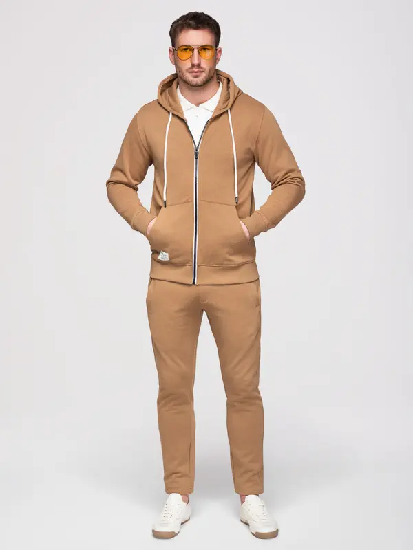 Ombre Moški Ombre komplet: pulover s kapuco + hlače