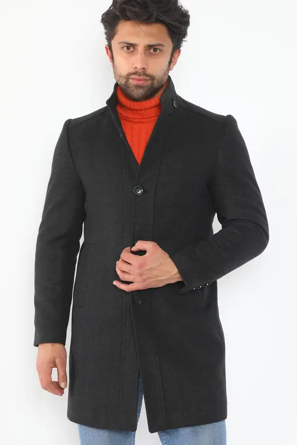 dewberry Moški plašč Dewberry antracit