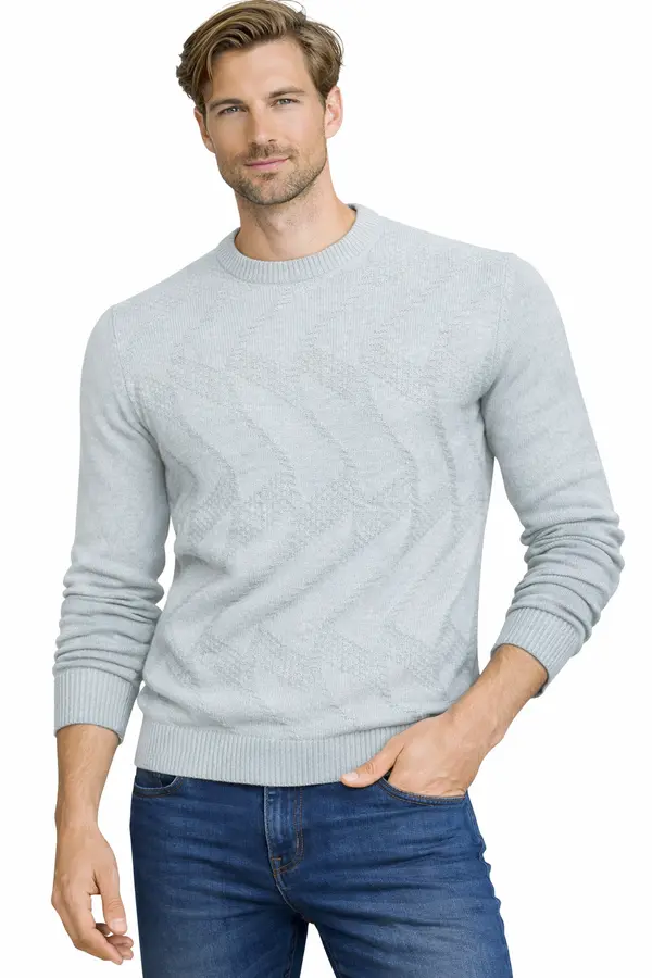 WEENS Moški pulover iz flisa WEENS - WS7115 BUZ