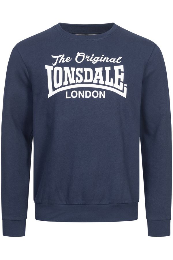 Lonsdale Moški pulover Lonsdale 117422-Navy/White