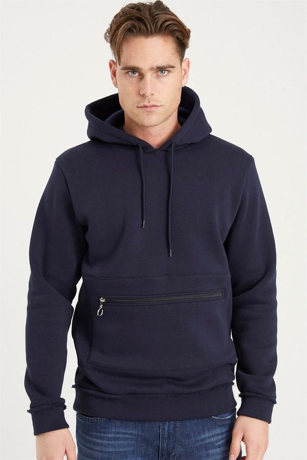 dewberry Moški pulover s kapuco dewberry Basic