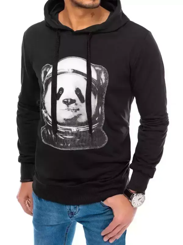 DStreet Moški pulover s kapuco DStreet Panda