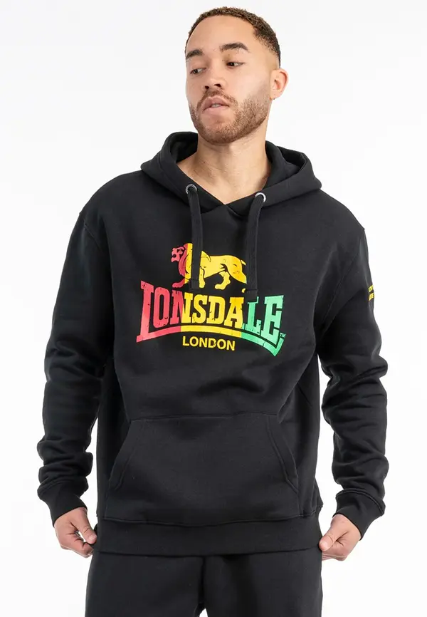 Lonsdale Moški pulover s kapuco Lonsdale Classic