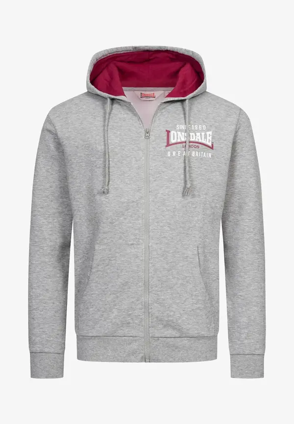 Lonsdale Moški pulover s kapuco Lonsdale Zip