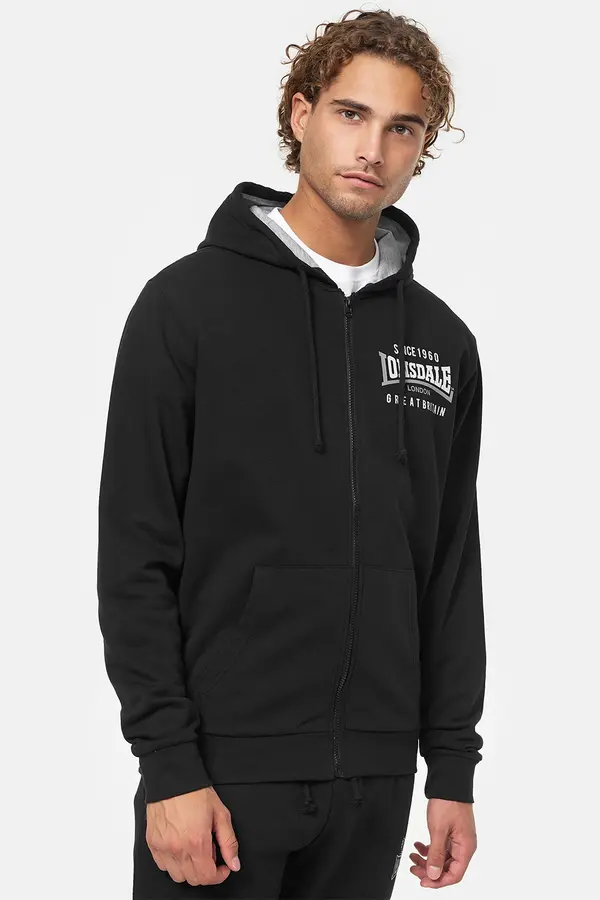 Lonsdale Moški pulover s kapuco Lonsdale Zip