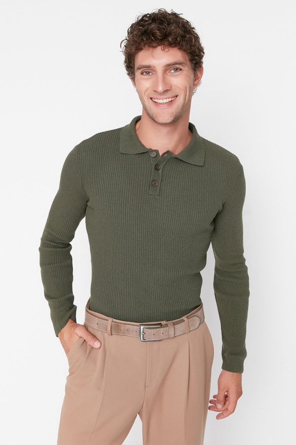 Trendyol Moški pulover Trendyol Collar