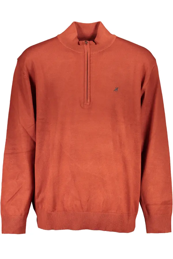 U.S. GRAND Moški pulover z bronastim ovratnikom