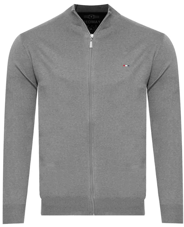 ORIGINAL REDWAY Moški pulover z odprtim ovratnikom bež barve