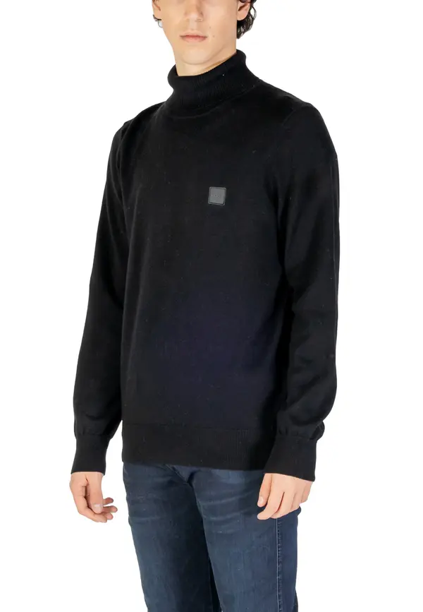 Boss Moški pulover z ovratnikom Boss