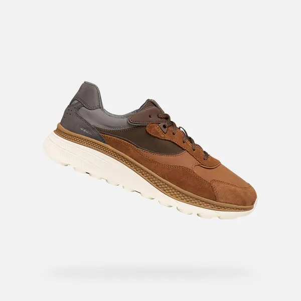 GEOX Moški rjavi superge Geox Spherica Actif X1