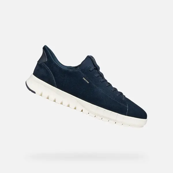 GEOX Moški športni copati Geox Flextride Plus v temno modri barvi