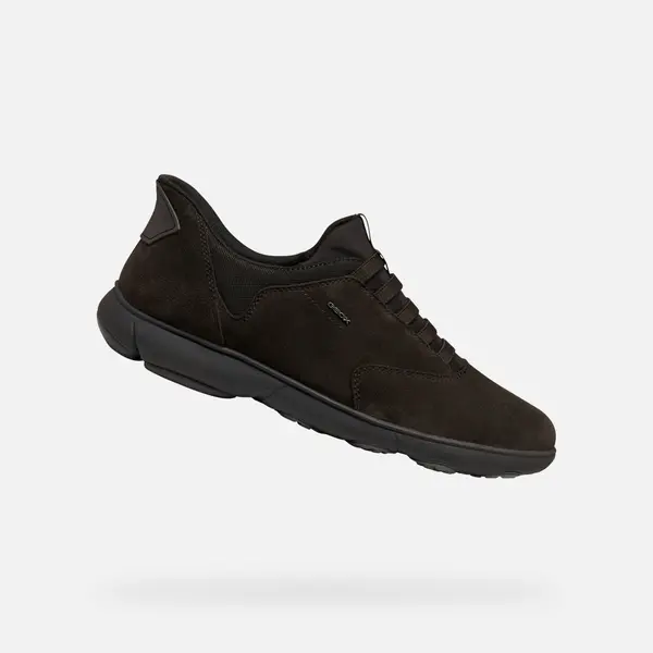 GEOX Moški športni copati Geox Nebula 2.0 Plus temno rjave barve