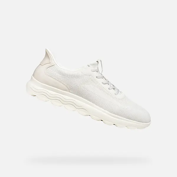 GEOX Moški superge Geox Spherica Plus kremne barve