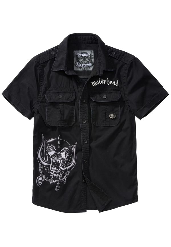 Brandit Motörhead Vintage 1/2 Sleeve Shirt Black