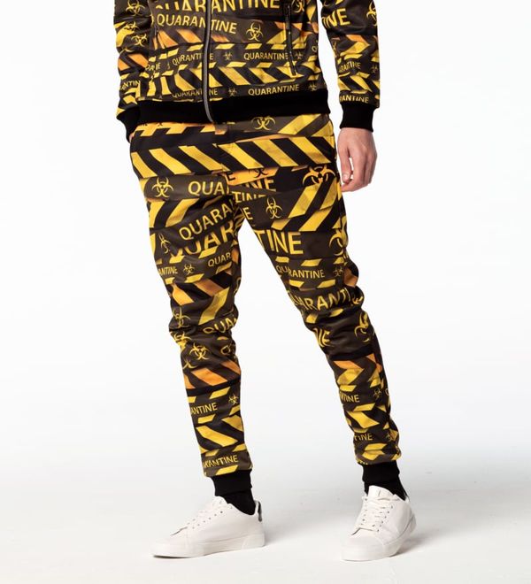 Mr. GUGU & Miss GO Mr. GUGU & Miss GO Man's Black Quarantine Track Pants PNS-W-548 2064