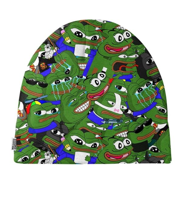 Mr. GUGU & Miss GO Mr. GUGU & Miss GO Man's Pepe Memes Beanie MB 212337