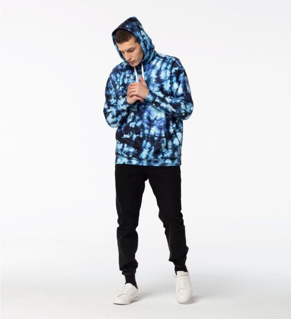 Mr. GUGU & Miss GO Mr. GUGU & Miss GO Man's Tie Dye Hoodie OVS-M 2431