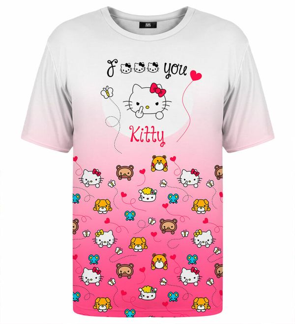 Mr. GUGU & Miss GO Mr. GUGU & Miss GO Unisex's Angry Kitty T-Shirt Tsh2230