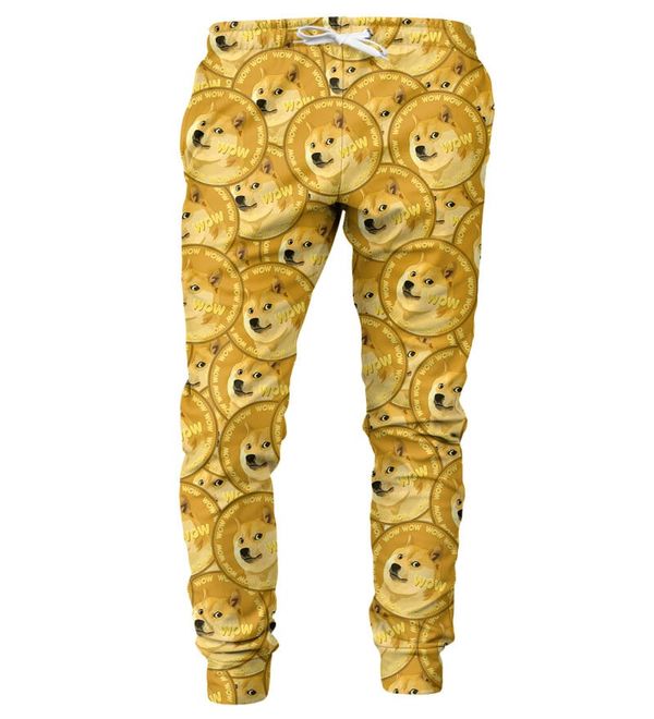 Mr. GUGU & Miss GO Mr. GUGU & Miss GO Unisex's Doge Wow Sweatpants Swpn-Pc2178