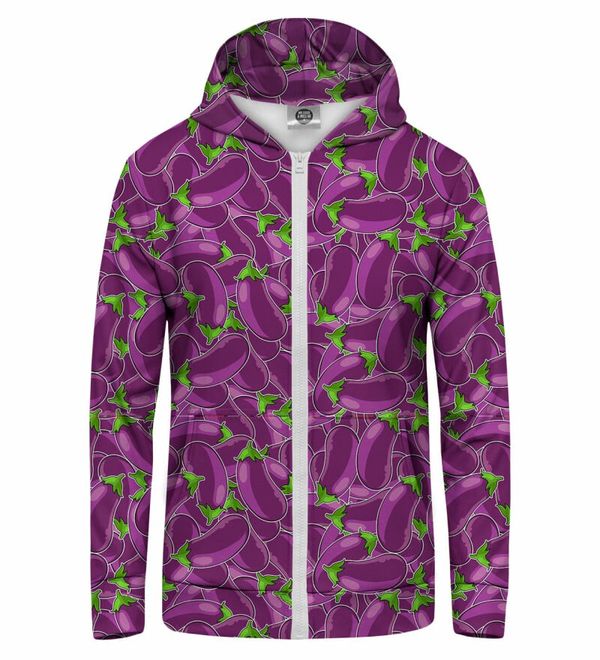 Mr. GUGU & Miss GO Mr. GUGU & Miss GO Unisex's Eggplant Zip Up Hoodie Hkz-U-Pc2260