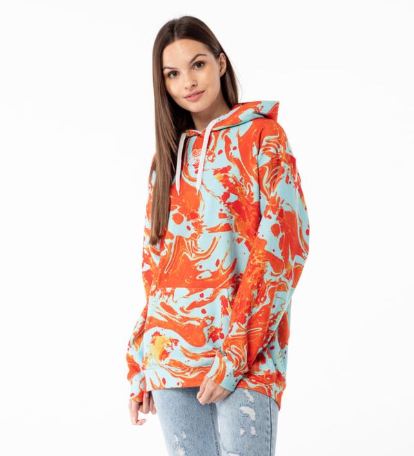 Mr. GUGU & Miss GO Mr. GUGU & Miss GO Woman's Marble Hoodie OVS-FM 2419