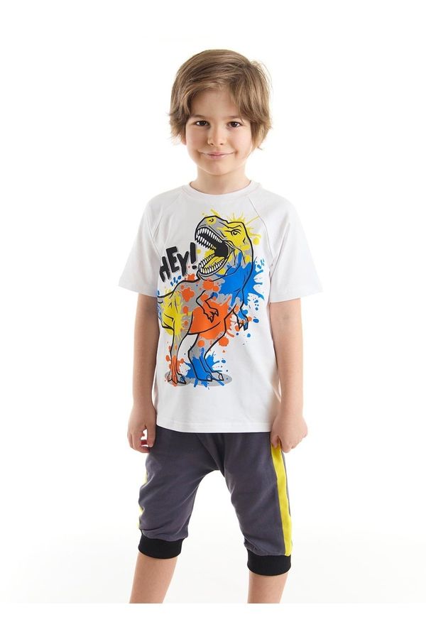 mshb&g mshb&g Dino Splash Boy's T-shirt Capri Shorts Set