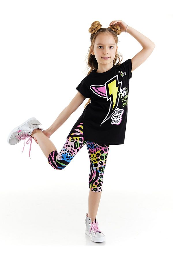 mshb&g mshb&g Good Vibes Girls Kids Tunic Leggings Set