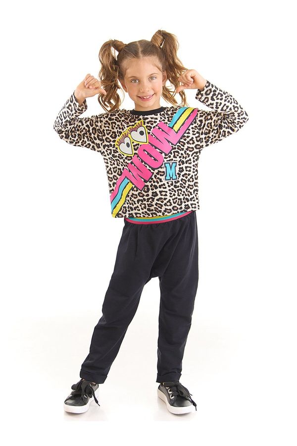 mshb&g mshb&g Wow Leopard Girls Kids T-shirt Pants Suit
