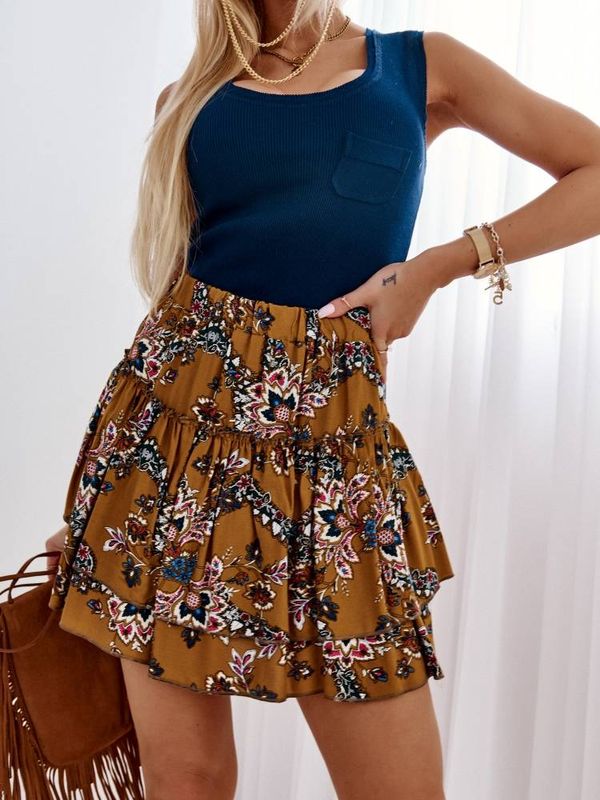 Cocomore Mustard skirt Cocomore cmgSP243.E59