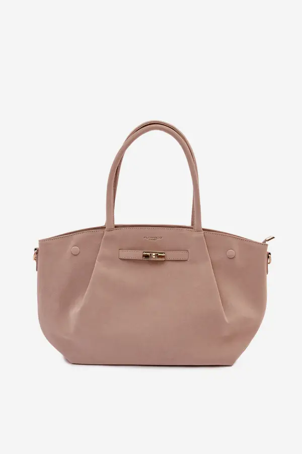 FLORA & CO Nakupovalna torba Flora&amp;Co Nellia bež barve