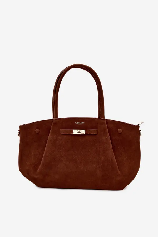 FLORA & CO Nakupovalna torba Flora&amp;Co Nellia v kamelji barvi
