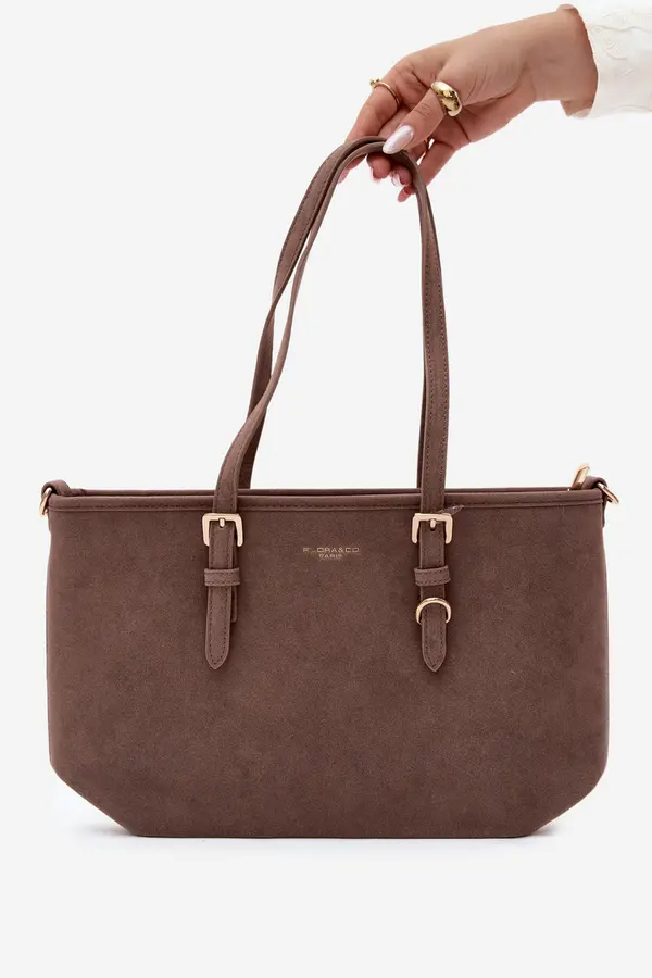FLORA & CO Nakupovalna torba Flora&amp;Co Taupe