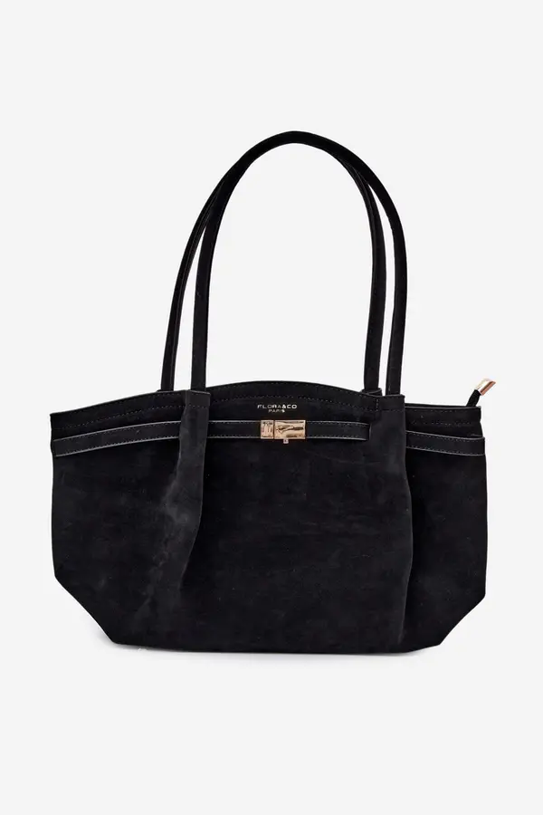 FLORA & CO Nakupovalna torba iz eko semiša Flora&amp;Co