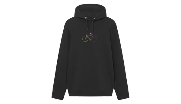 Dedicated Namenska pulover s kapuco Falun Paper Cut Bike črne barve