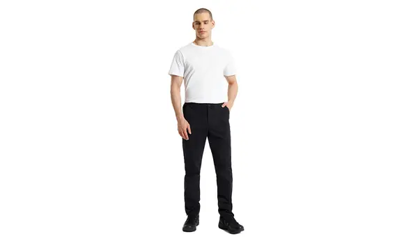 Dedicated Namenske chino hlače Sundsvall črne barve
