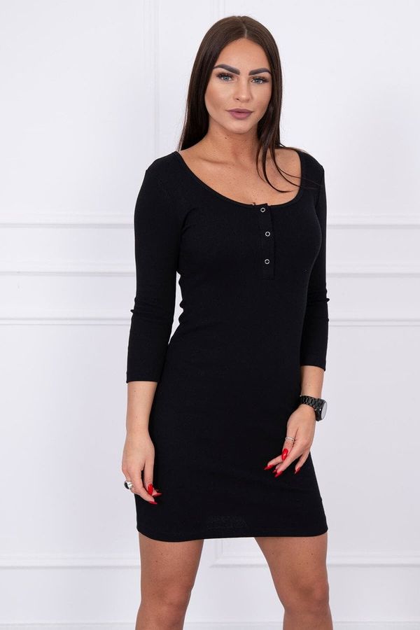 Kesi Nap neck dress black