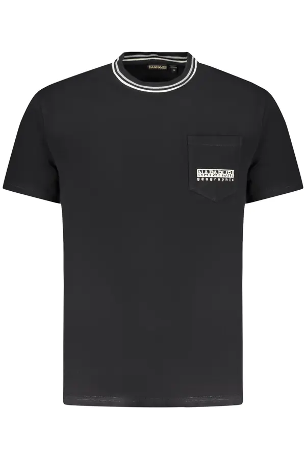 Napapijri Napapijri črna majica s kratkimi rokavi